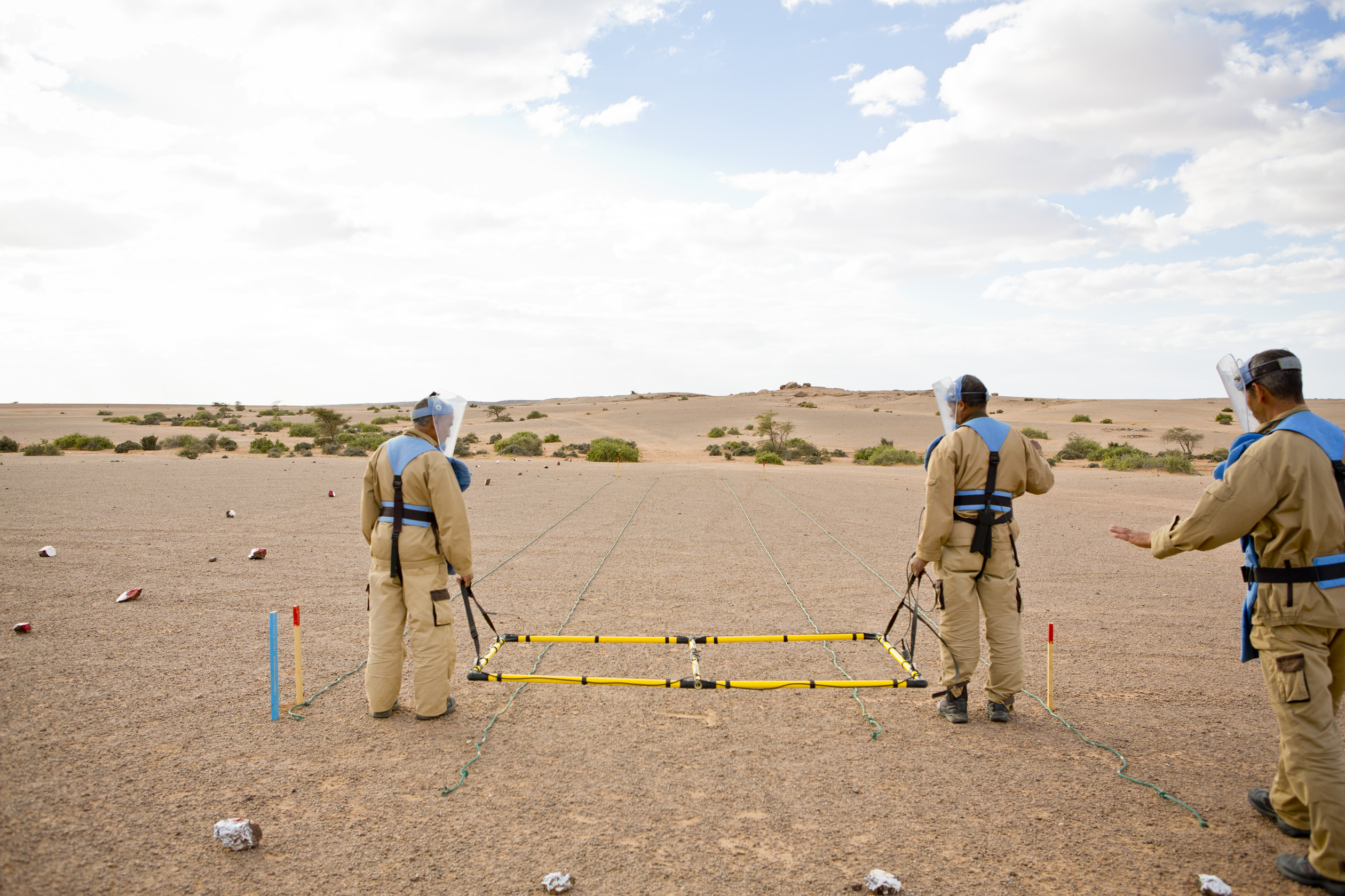 Battle area clearance in Libya