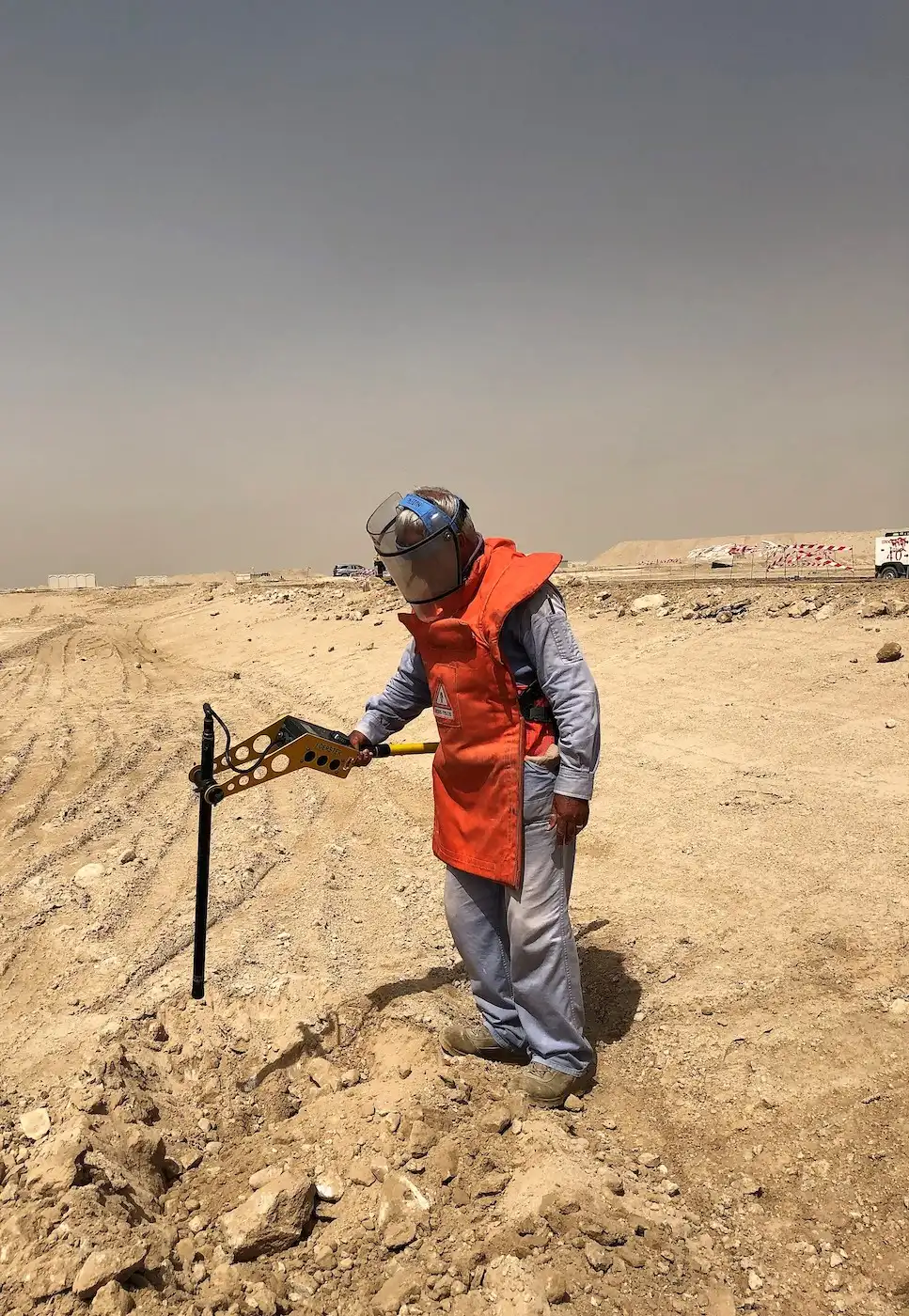 UXO and ERW clearance of Kuwait oil fields
