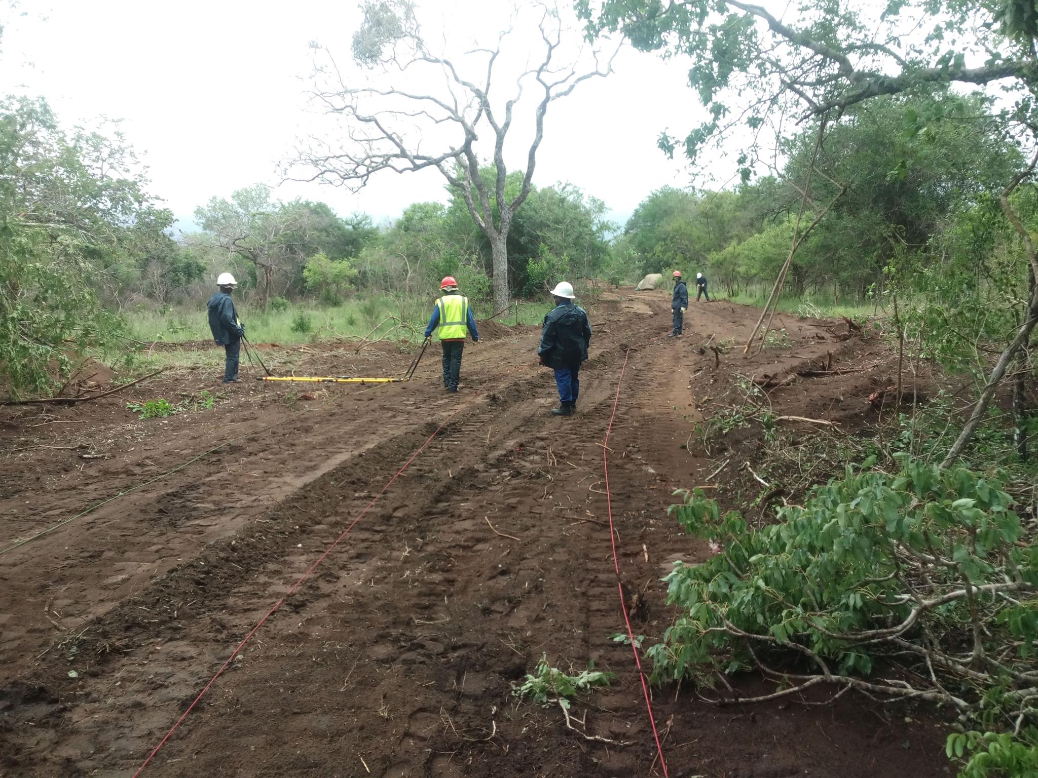 Demining in Mozambique for a petroleum company
