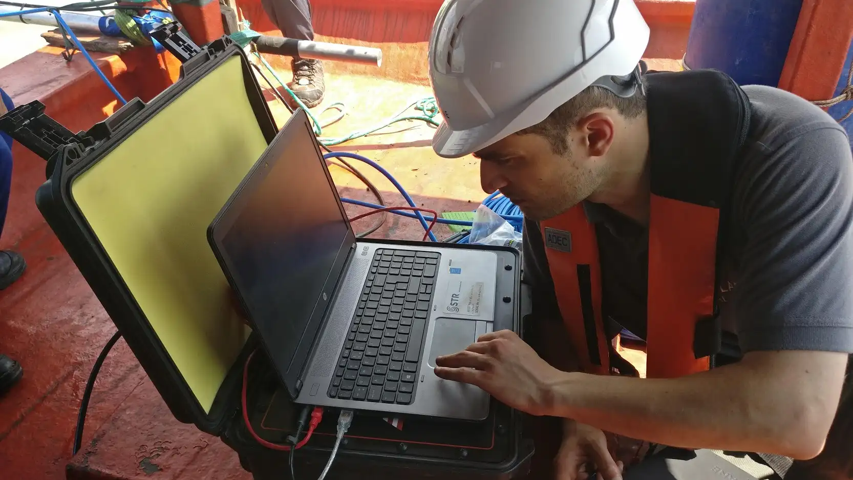 Marine geophysicist Giacomo Cocchi