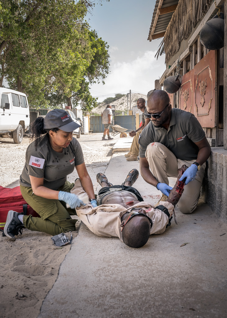 Combat trauma care training