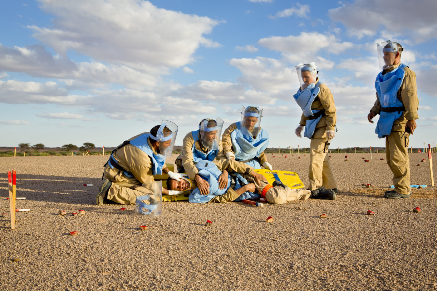 Battlefield emergency first aid training in Somalia