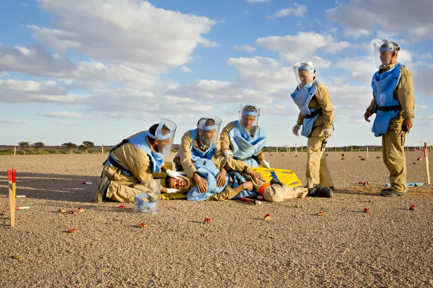 Battlefield emergency first aid training in Somalia