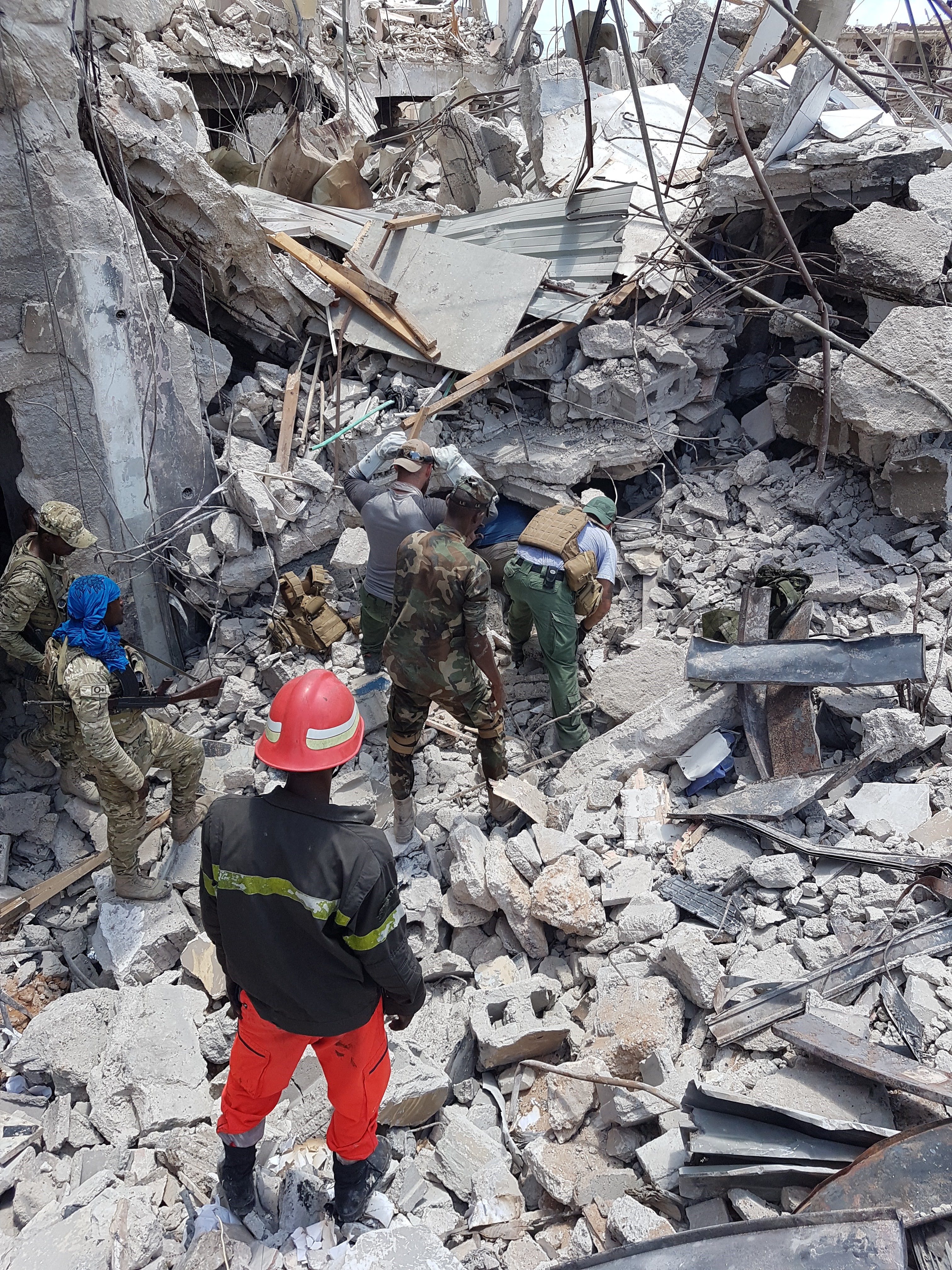 Supporting Safari Hotel blast recovery efforts in Somalia