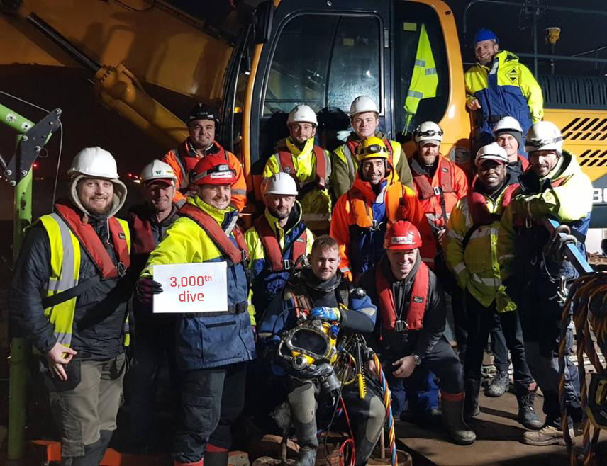 The London City Airport project is the largest civil inshore diving operation