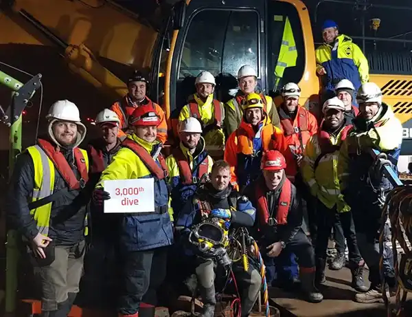 The London City Airport project is the largest civil inshore diving operation