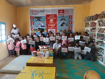 Keeping children safe from cluster munitions in Africa