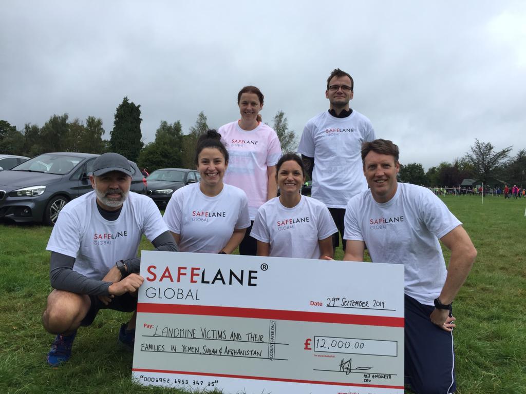 SafeLane runners smash £10,000 fundraising target