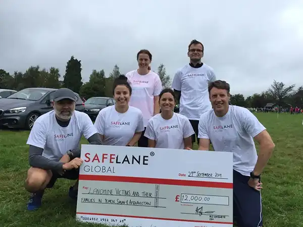 SafeLane runners smash £10,000 fundraising target