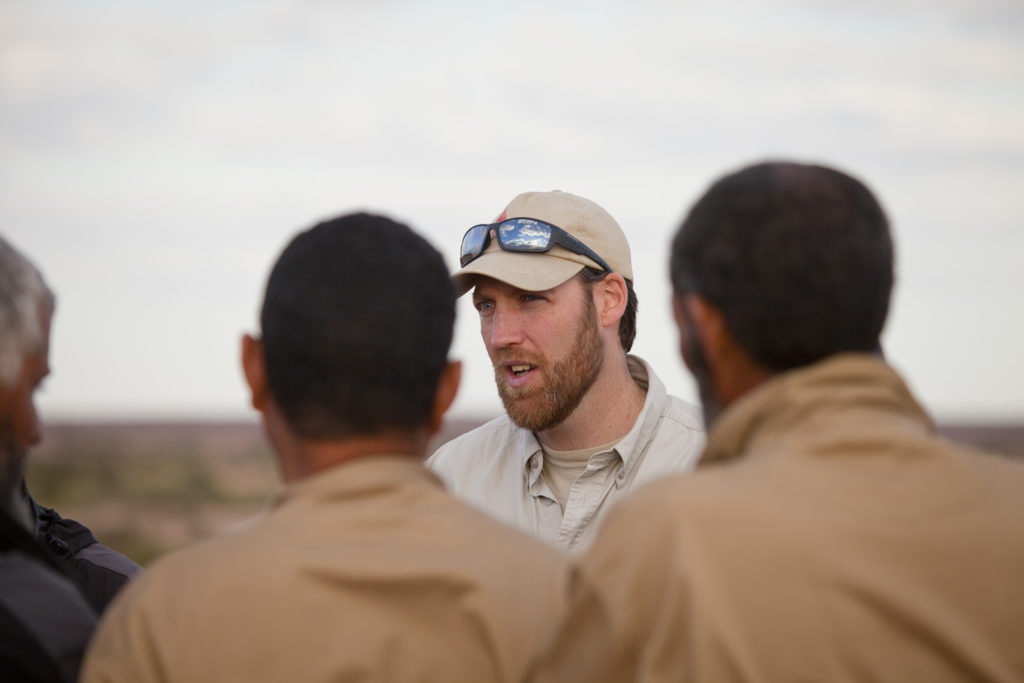 Adam Ainsworth CEO in Western Sahara