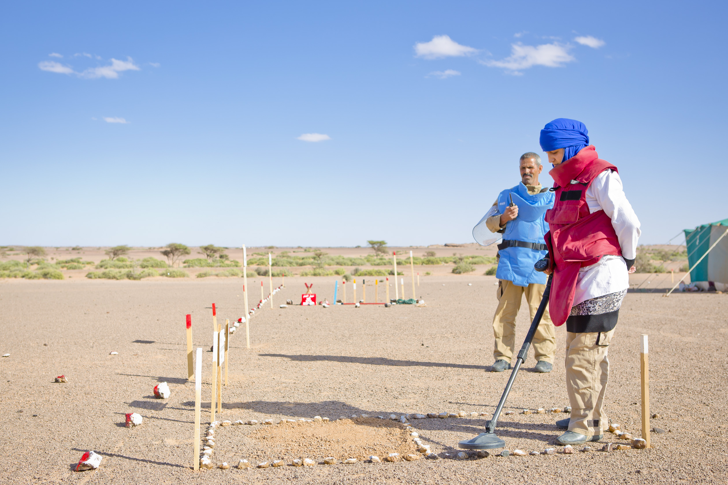 Western Sahara Landmine Clearance Training